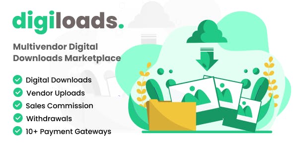 Digiloads - Multivendor Digital Downloads Marketplace