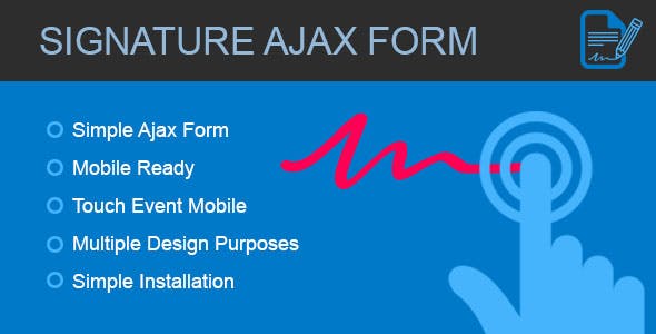 Signature Form - Ajax form with canvas signature